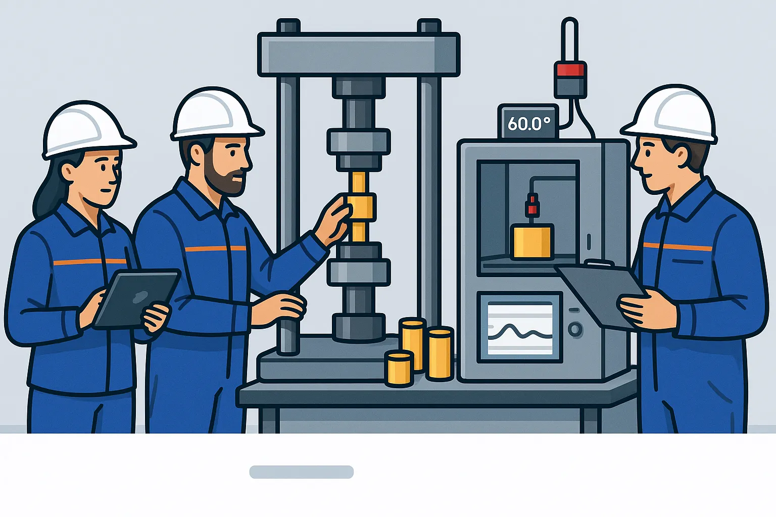 Испытание полимеров на сжатие - методы и оборудование