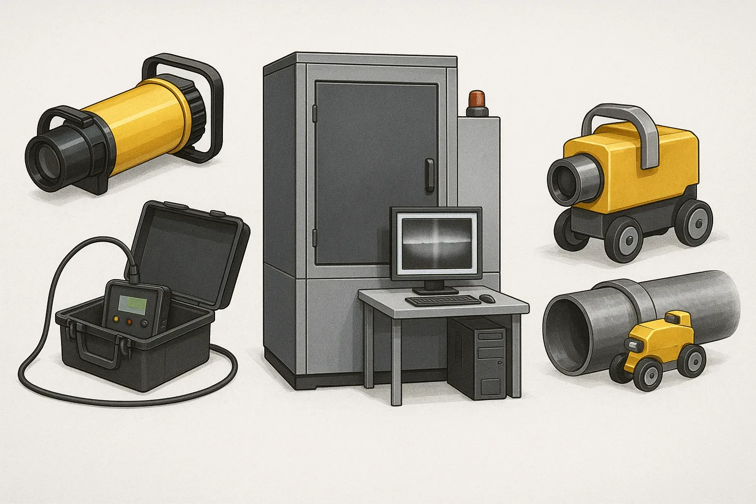 Оборудование для рентгеновского контроля - портативные аппараты МИТ РЭЙ XQ и стационарные установки