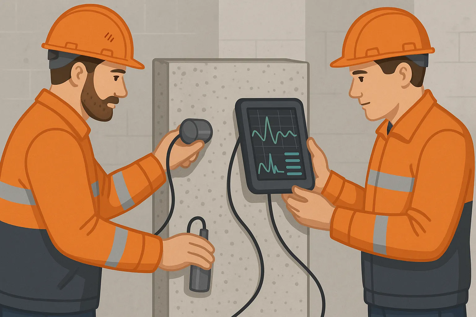 Ультразвуковой метод контроля бетона - современное оборудование