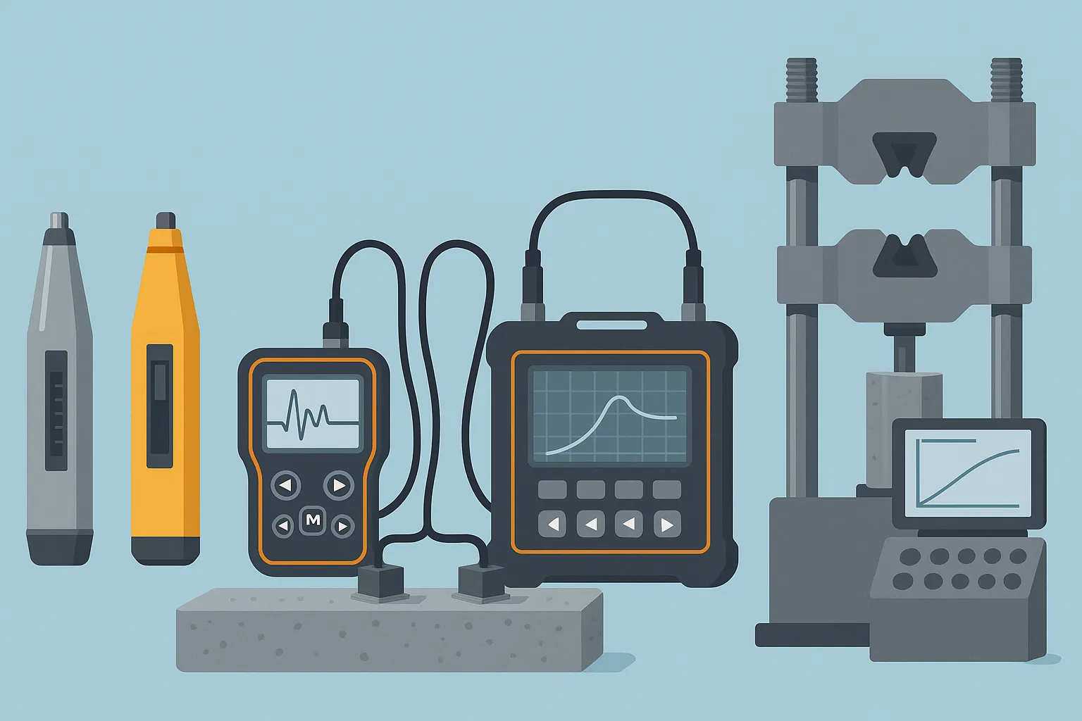 Современное оборудование для контроля бетона - точность и надежность